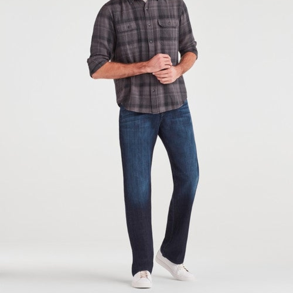 7 For All Mankind Relaxed Men Button Fly Jeans